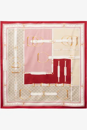 Gucci New Majo silk twill scarf