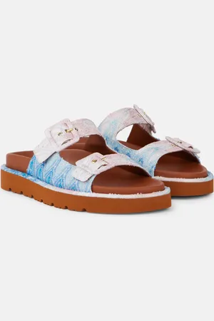 Missoni Clea Wave lame sandals