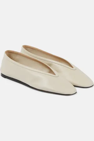 Le Monde Beryl Luna leather slippers