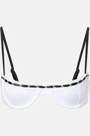SAME Broderie anglaise bikini top