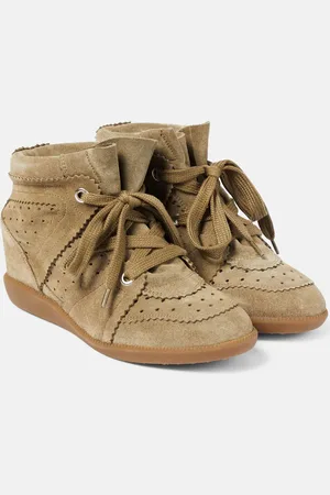 Isabel Marant Bobby suede wedge sneakers