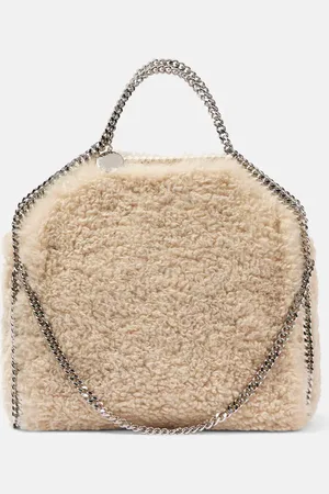 Stella McCartney Falabella Large faux shearling tote bag