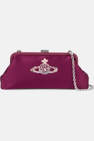 Vivienne Westwood Dorothy embroidered satin clutch