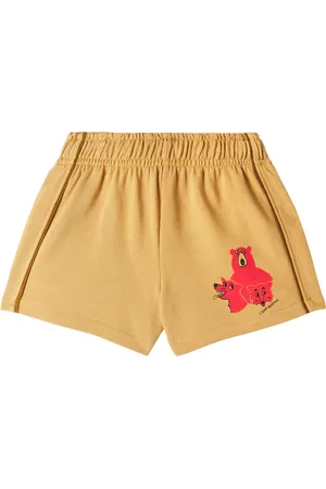 Mini Rodini Printed cotton running shorts