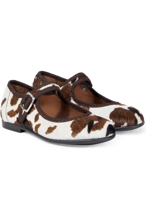 PèPè Calf hair Mary Jane flats
