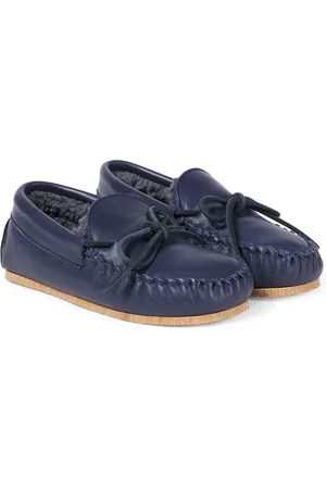 PèPè Shearling-lined leather loafers