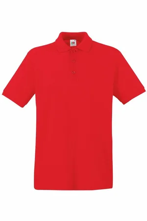 Fruit Of The Loom Premium Short Sleeve Polo Shirt - - XXL