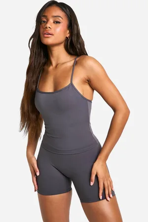 Boohoo Womens Premium Sculpt Padded Strappy Sports Vest - - XL