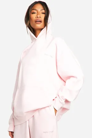 Boohoo Womens DSGN Studio Embroidered Oversized Hoodie - - XL