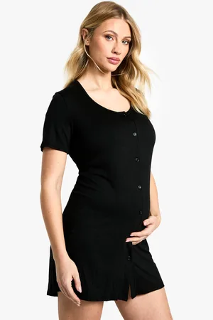 Boohoo Womens Maternity Button Front Nightie - - 20