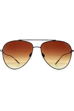 Ted Baker Aviator Gunmetal Brown Gradient TB1625 Sutton - - One Size