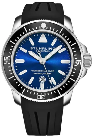 Stuhrling Maritimer 935 Quartz 43mm Diver Watch - - One Size