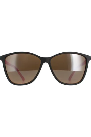 Ted Baker Womens Square and Pink Brown Grey TB1443 Perry Sunglasses - One Size