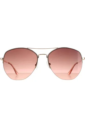 Calvin Klein Aviator Rose Gold Brown CK20121S - - One Size
