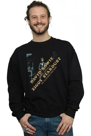 David Bowie Ziggy Diagonal Sweatshirt - - 4XL
