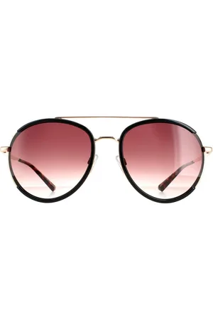 Ted Baker Womens Aviator Gold Brown Gradient TB1638 Gaia - One Size