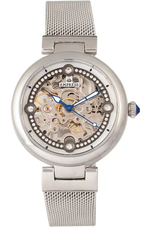 Empress Womens Adelaide Automatic Skeleton Mesh-Bracelet Watch - - One Size