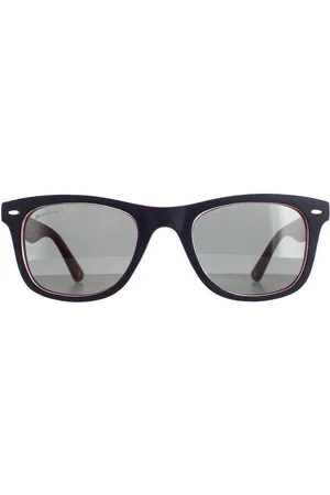 Montana Square Red Rubbertouch Grey Polarized MP41 Sunglasses - One Size