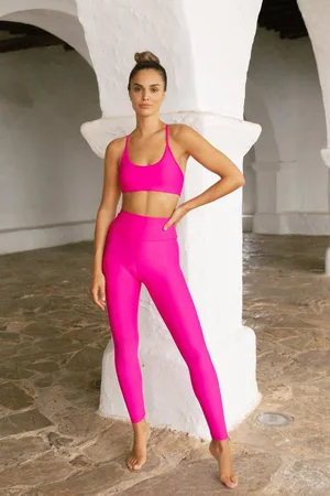 Dancing Leopard Womens Malala Stretchy Yoga Leggings Breathable High Rise Gym Active trousers - - 6