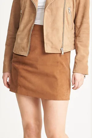 Barneys Originals Womens Real Suede Mini Skirt - - 14