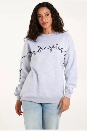 Blue Vanilla Womens Los Angeles Logo Sweatshirt - - One Size