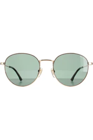 Police Round Shiny Rose Gold Grey Green SPL971 Tuxedo 2 - - One Size