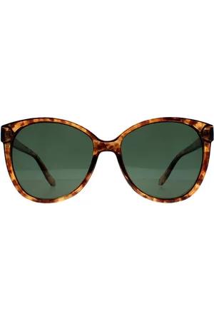 Montana Womens Cat Eye Shiny Havana Soft Demi G15 Green Polarized MP74 - - One Size