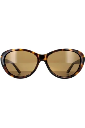 Ted Baker Womens Oval Havana Gradient TB1315 Cougar - One Size
