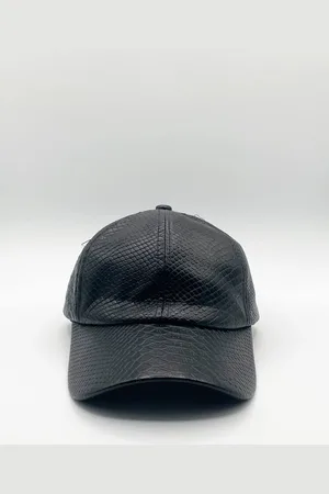 SVNX Faux Leather Baseball Cap - - One Size
