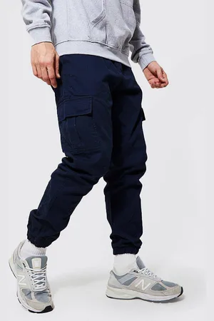 Boohoo Elasticated Waist Slim Fit Cargo Trouser - - M