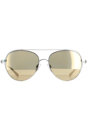 Ted Baker Womens Aviator Silver Gold Brown TB1575 Runa - - One Size