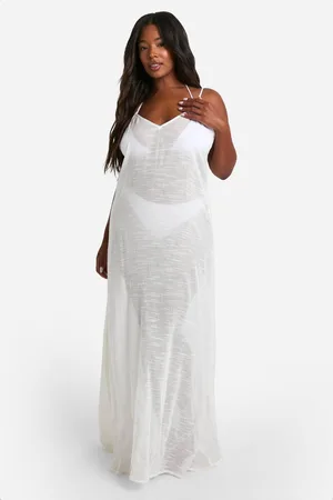 Boohoo Womens Plus Strappy Maxi Beach Dress - - 20