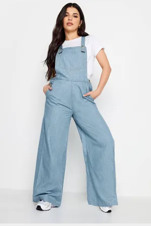 PixieGirl Womens Petite Wide Leg Dungarees - - 8