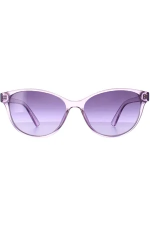 Calvin Klein Womens Cat Eye Crystal Lilac Purple Gradient CK20517S - - One Size