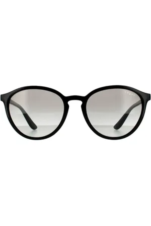 vogue Womens Round Grey Gradient Sunglasses - One Size