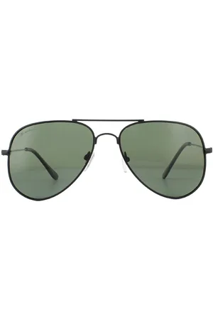 Montana Aviator Matte Balck G15 Green Polarized Sunglasses - - One Size
