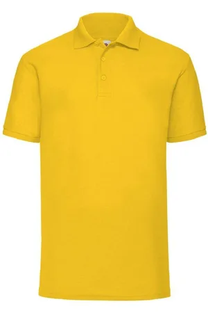 Fruit Of The Loom 65 35 Pique Short Sleeve Polo Shirt - - XXL