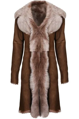 Infinity Womens Toscana Sheepskin Suede Trench Coat-Tbilisi - - 20