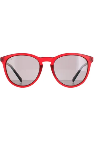 Serengeti Round Matte Crystal Saturn Polarized Smoke Brawley Sunglasses - One Size