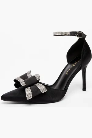 Quiz Womens Wide Fit Diamante Court Heels - 3