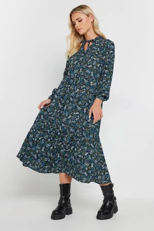 PixieGirl Womens Petite Floral Midaxi Dress - - 16