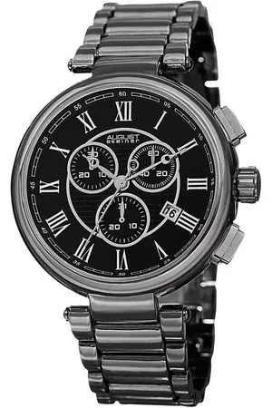 August Steiner Imperial Solis 44mm Swiss Chronograph Quartz - - One Size