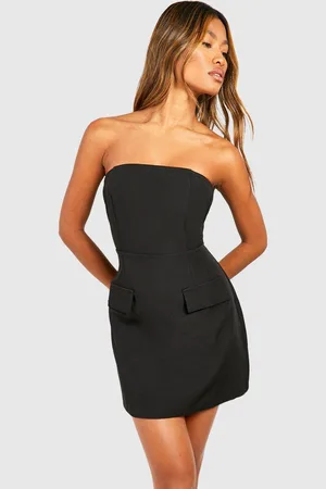Boohoo Womens Bandeau Tailored Mini Dress - - 16