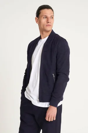 Barneys Originals Slim Fit Real Suede and Leather 