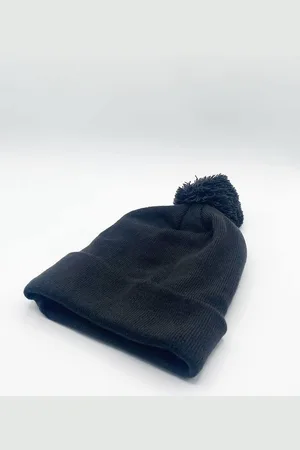 SVNX Womens Knitted Pom Pom Beanie - One Size