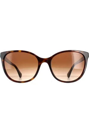 Ralph Lauren Womens Cat Eye Havana Gradient RA5282U Sunglasses - One Size