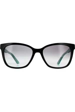 Calvin Klein Womens Rectangle Teal Grey Gradient Sunglasses - One Size