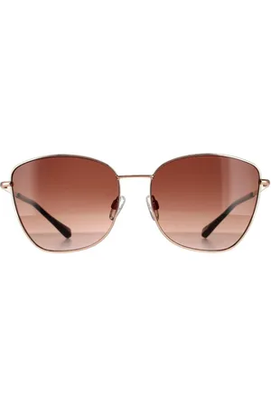 Ted Baker Womens Fashion Rose Gold Brown Gradient Sunglasses - - One Size