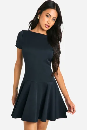 Boohoo Womens Skater A Line Mini Dress - - 18