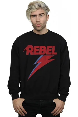David Bowie Distressed Rebel Sweatshirt - - 4XL